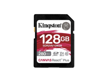 Kingston Canvas React Plus V60 SDXC 128GB